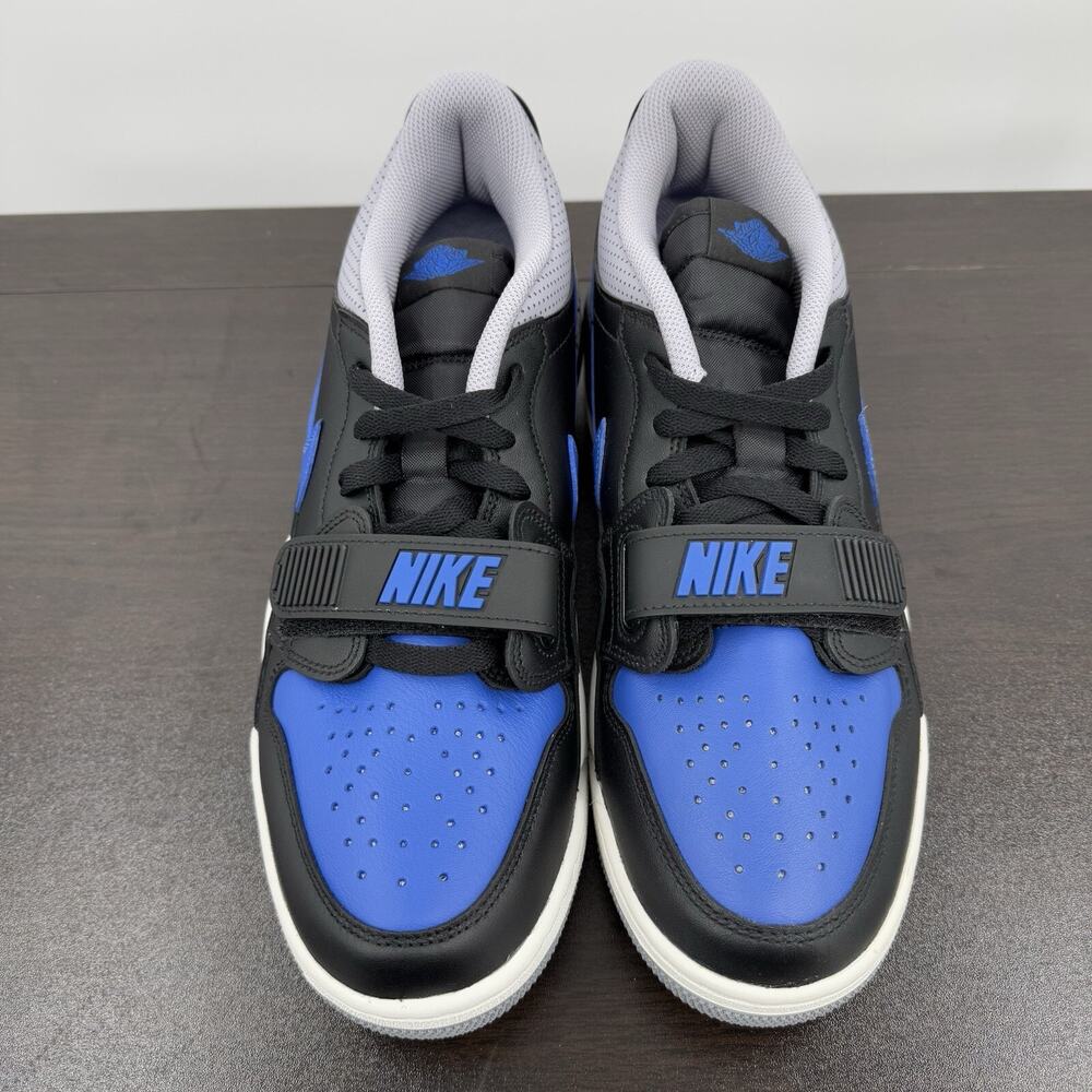 Jordan Men's Low-Top Sneakers in Black, Royal Blue, Gray - Picture 3 of 16